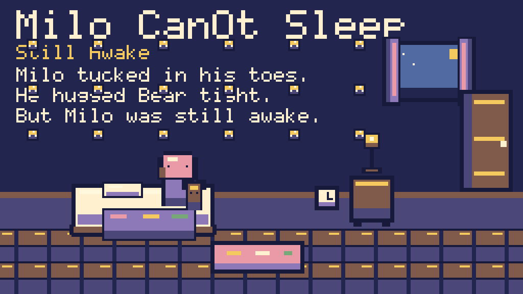 Cover of Milo Canot Sleep Version 1