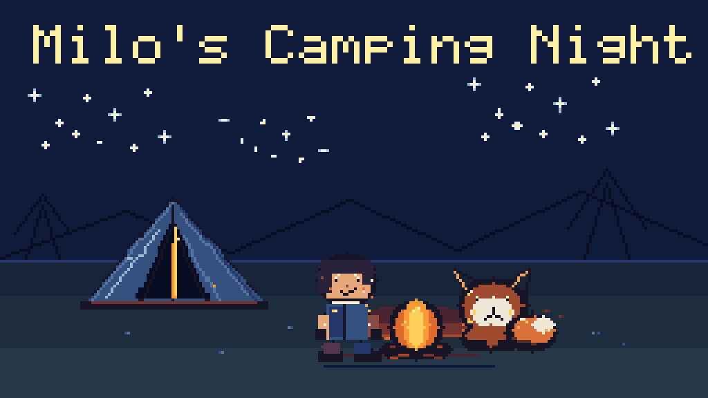 Cover of A story of milo camping night